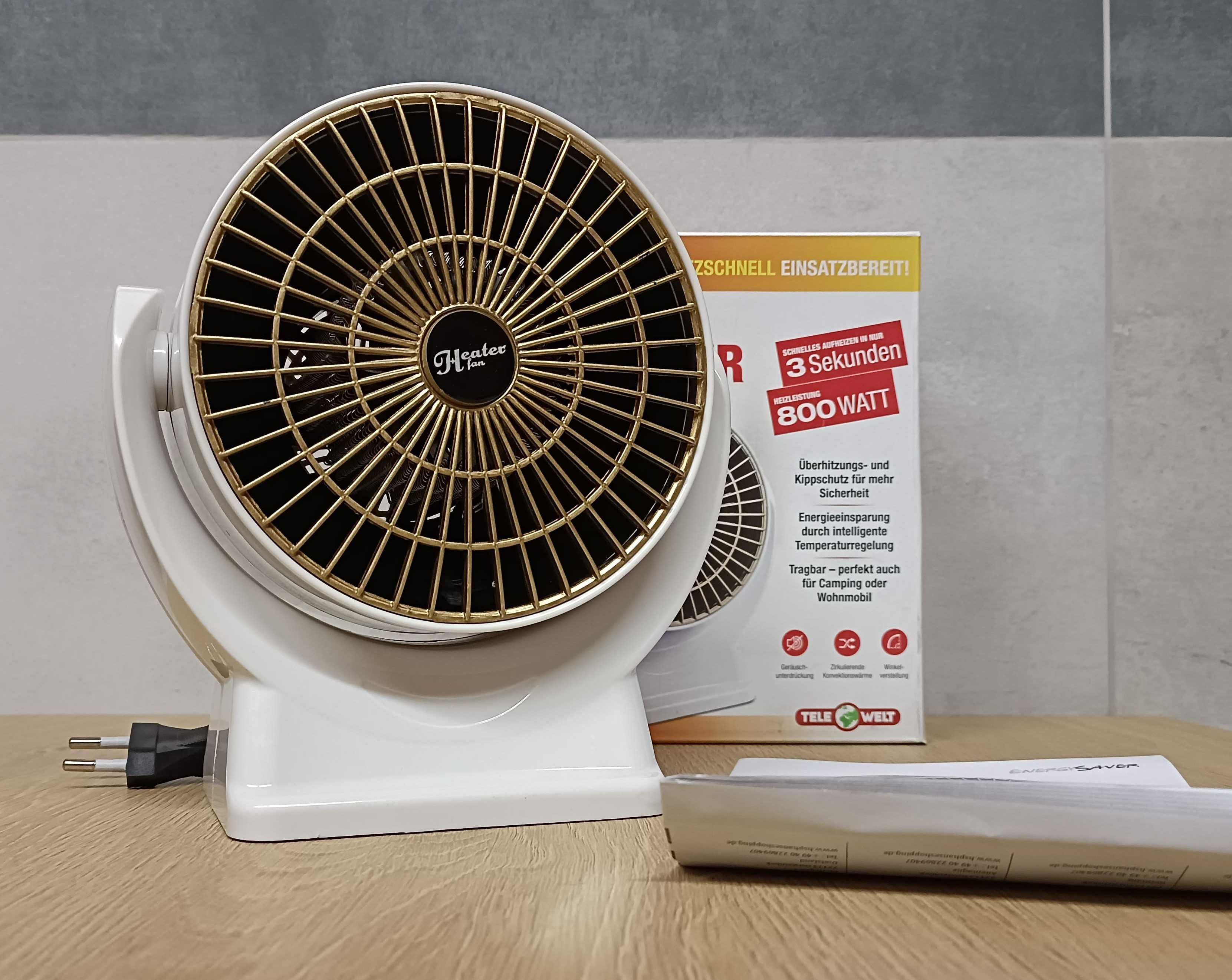 Termowentylator biały 800 W