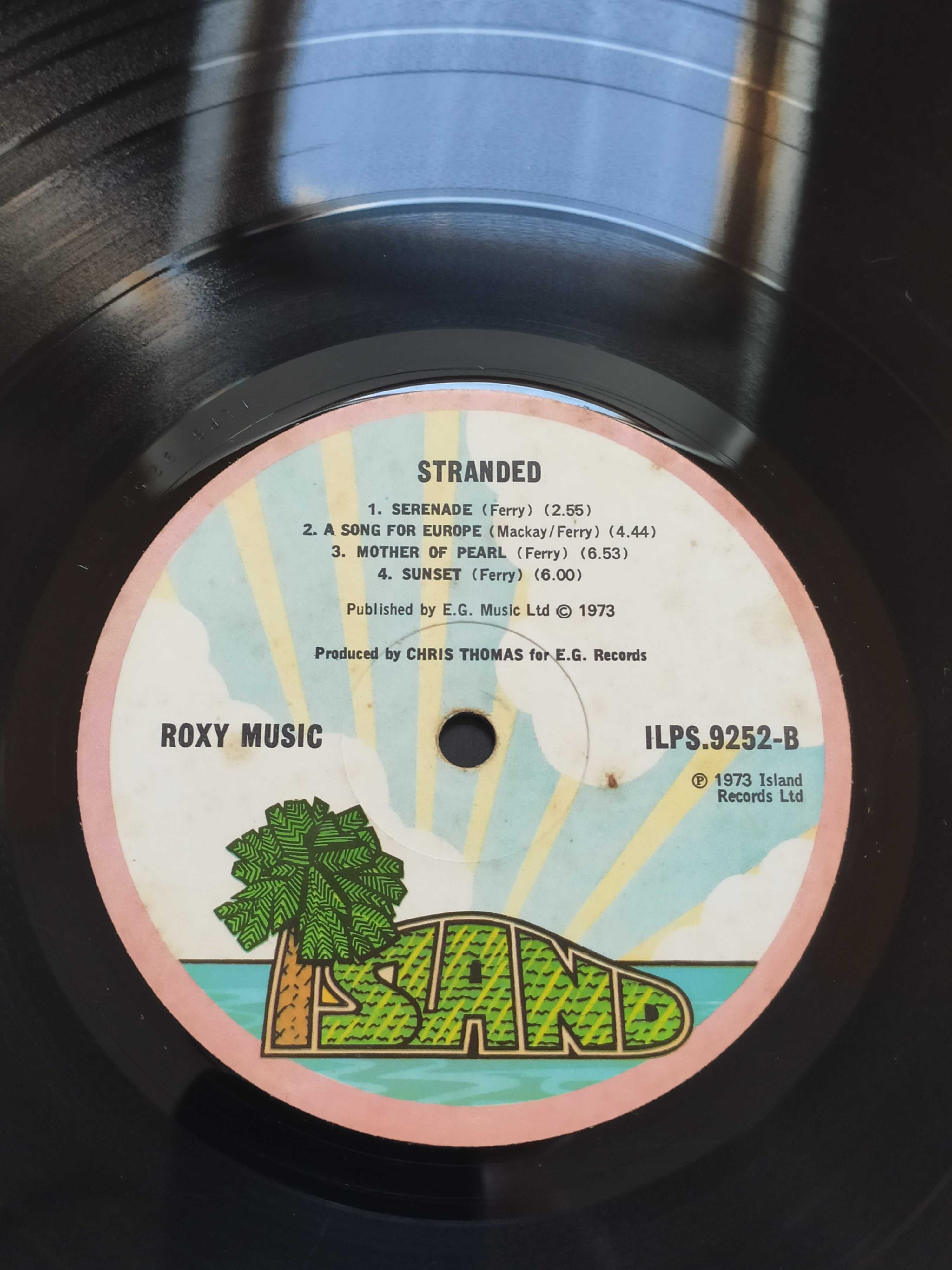 EX+, 1. wyd. ang. 1973, Roxy Music LP Stranded, winyl, Bryan Ferry