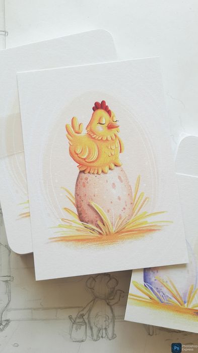 Karta pocztówka z ilustracją A6