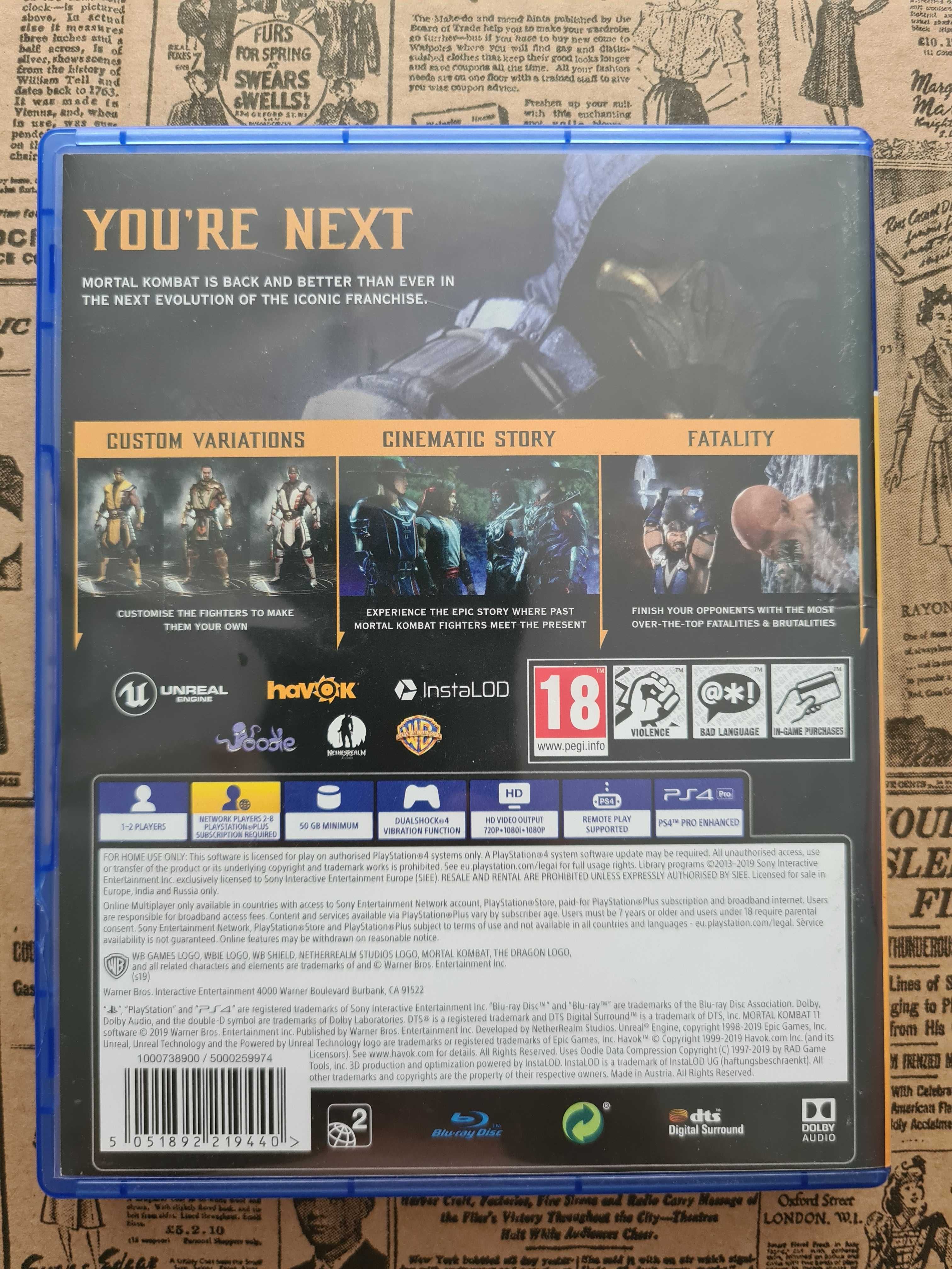 Gra Mortal kombat 11 PS4/PS5