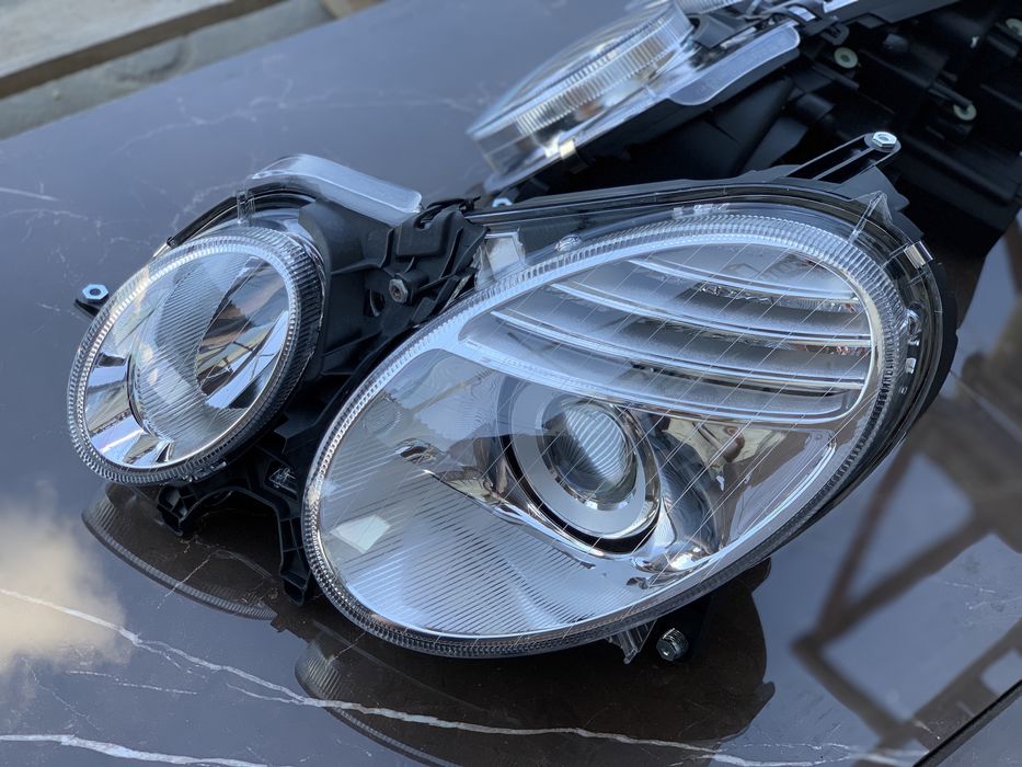 Фара Mercedes Benz w211 Рестайлинг Галоген Фари Оптика Галогенка