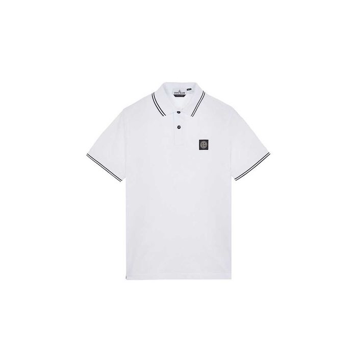Поло STONE ISLAND 22S18 Classic Polo T-Shirt White SI0116-WT
