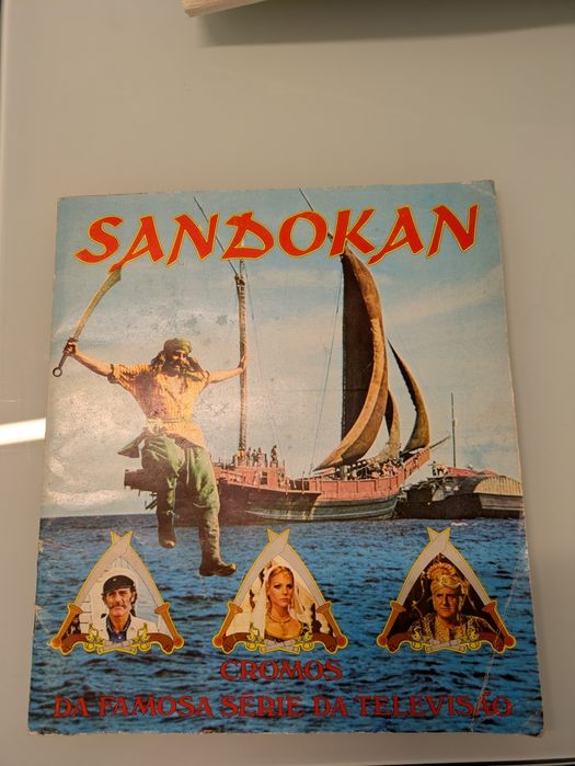 Cadernetas antigas do Sandokan e panorama zoológico