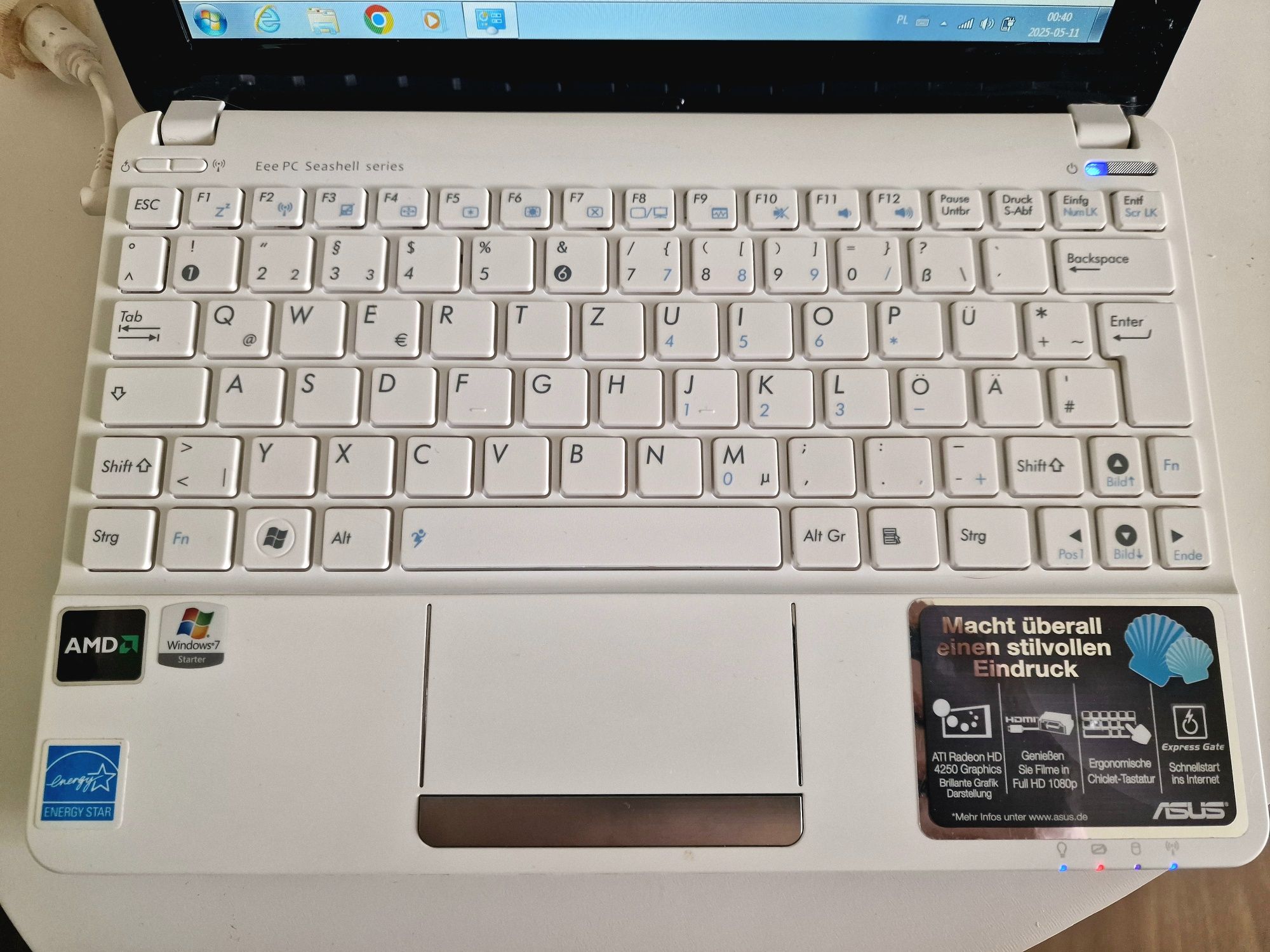 ASUS Eee PC Seashell Series /Netbook 


ASUS Eee PC Seashell Series