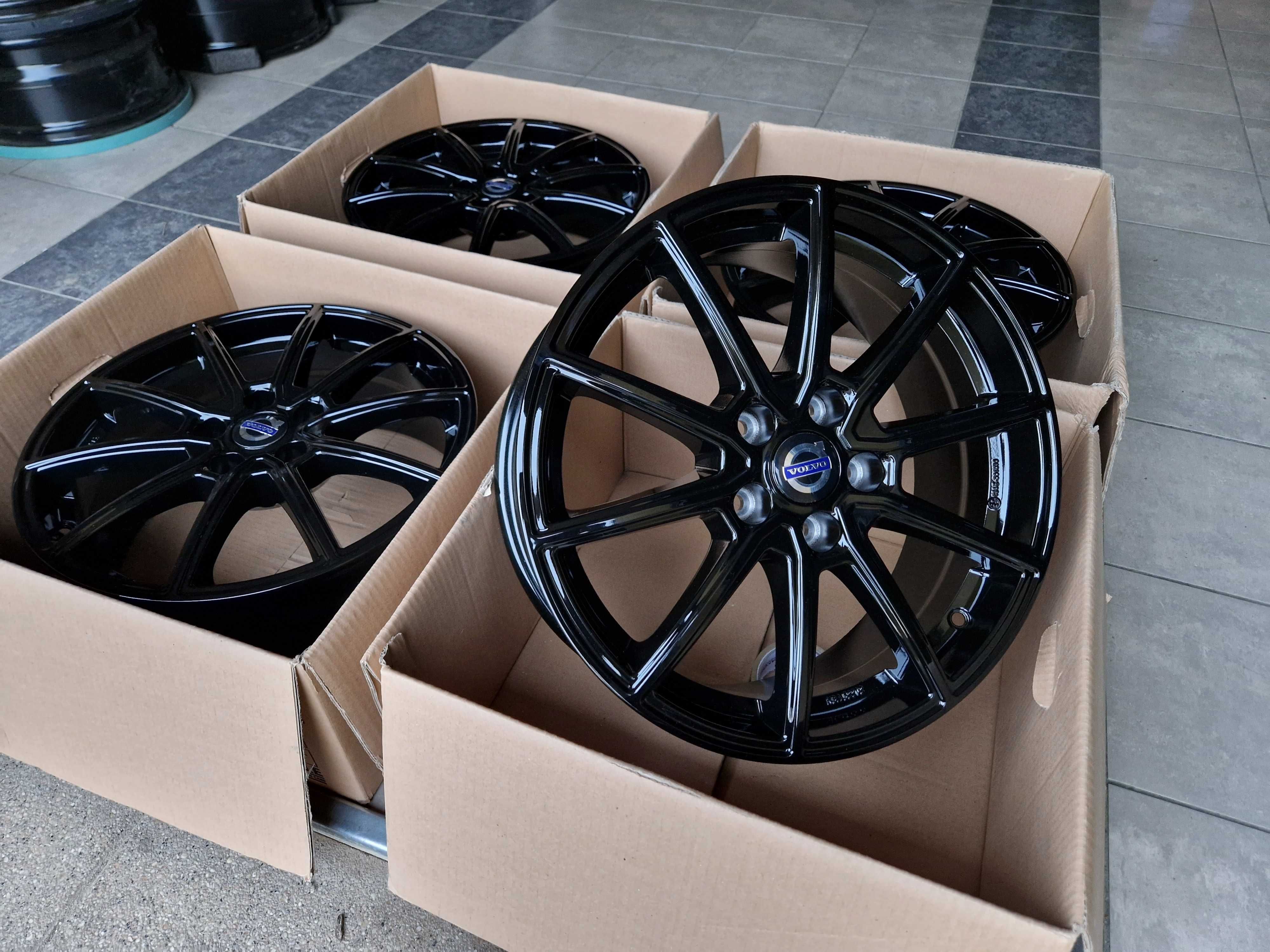 Alufelgi 17 5x108 Volvo S40 S60 V40 V60 V70 V90 XC40 XC60 Czarne 700#