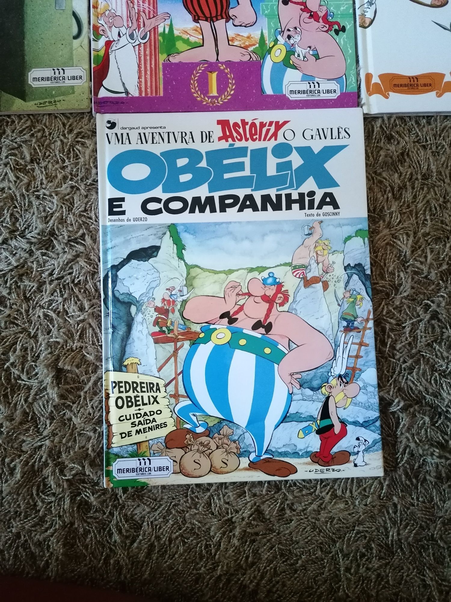 7 livros de Astérix