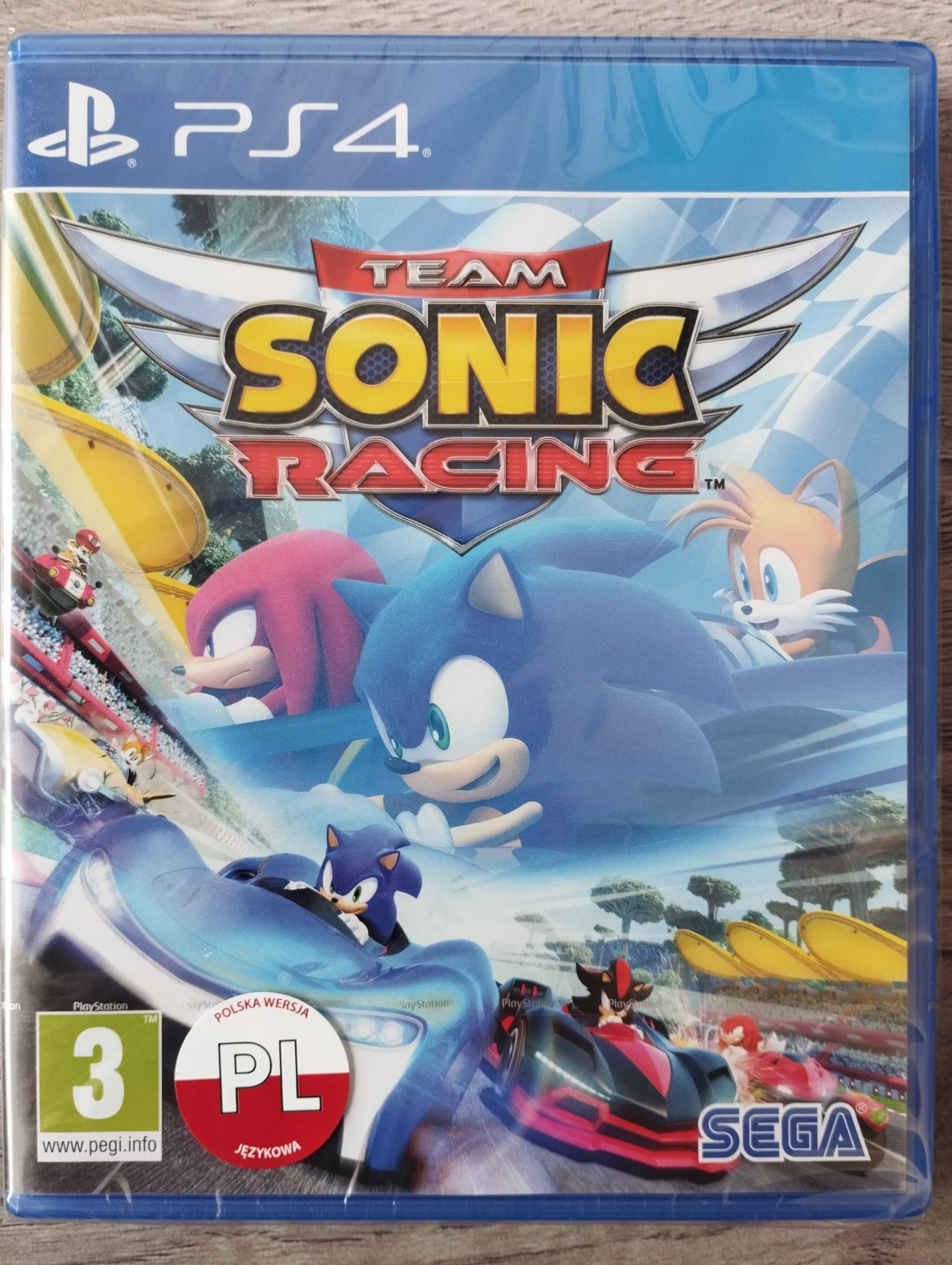 Nowa Gra Team Sonic Racing Polska Wersja PS4/PS5 Playstation