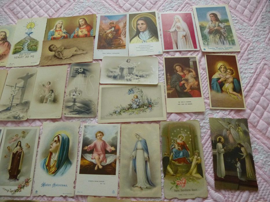 Coleção de Santinhos católicos, antigos