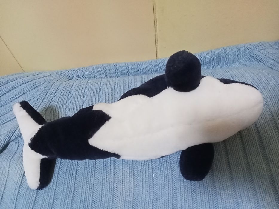 Игрушка мягкая дельфин акула касатка перчатка для театра рыба рыбка