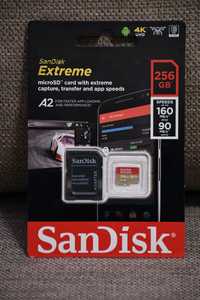 Карта памяти micro SDXC 256GB SanDisk Extreme V30