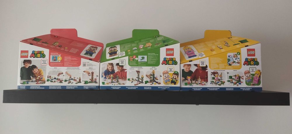 Conjunto Lego Mario: 71360 + 71387 + 71403