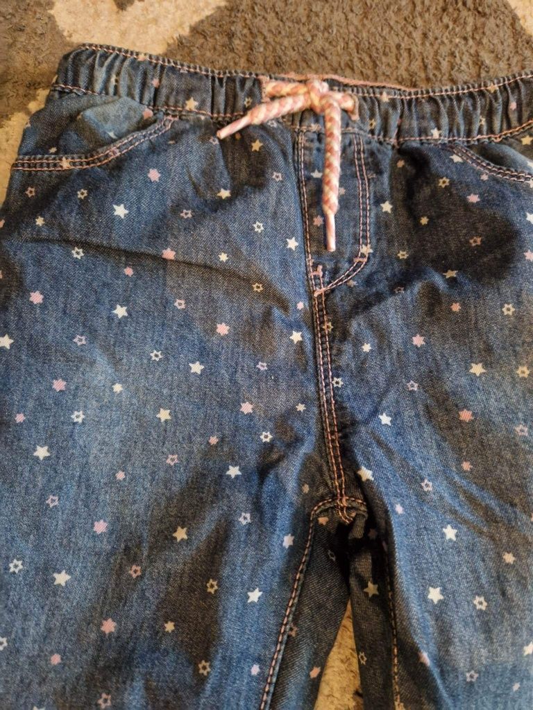Spodnie dla dziewczynki/jeansy/ocieplane.