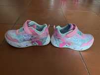 Tenis menina Skechers unicorn charmer com luz 23