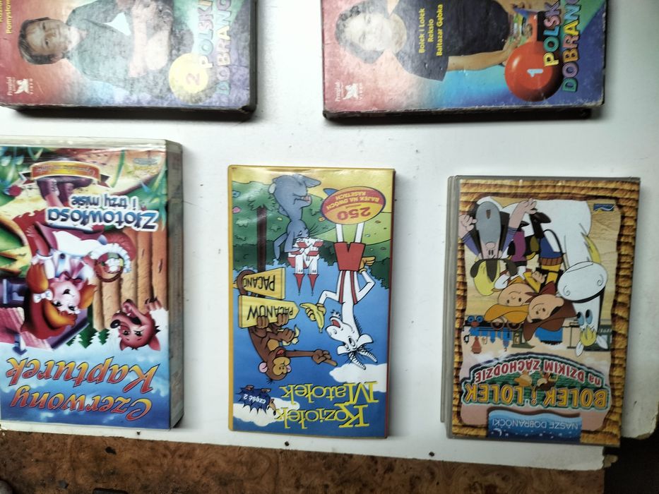 Kasety VHS polskie bajki