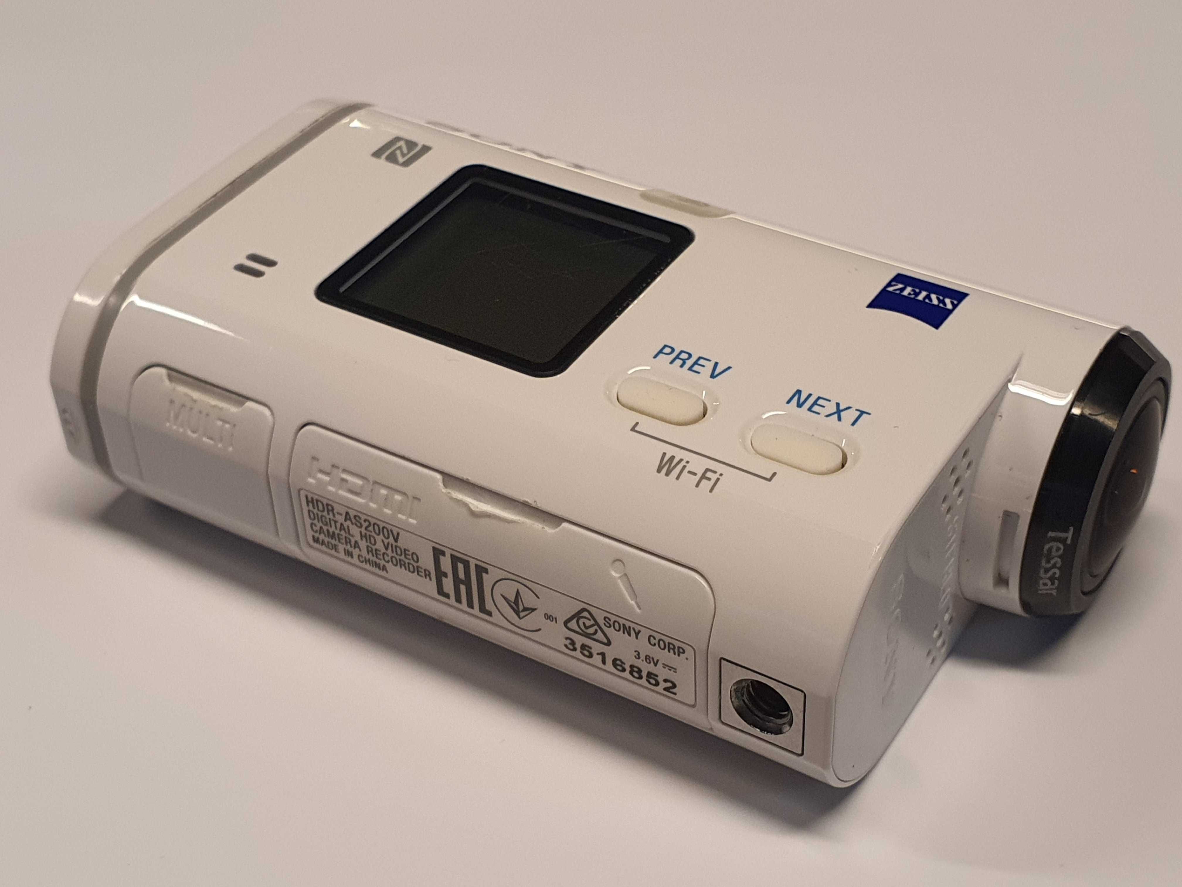 Kamer sportowa Sony HDR-AS200V - Uchwyt/ wodoodporna obudowa