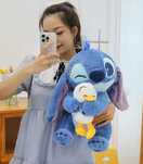 Przytulanka Stitch Disney z kaczką duża nowa maskotka