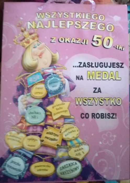 NOWE! Torebki prezentowe 50 lat