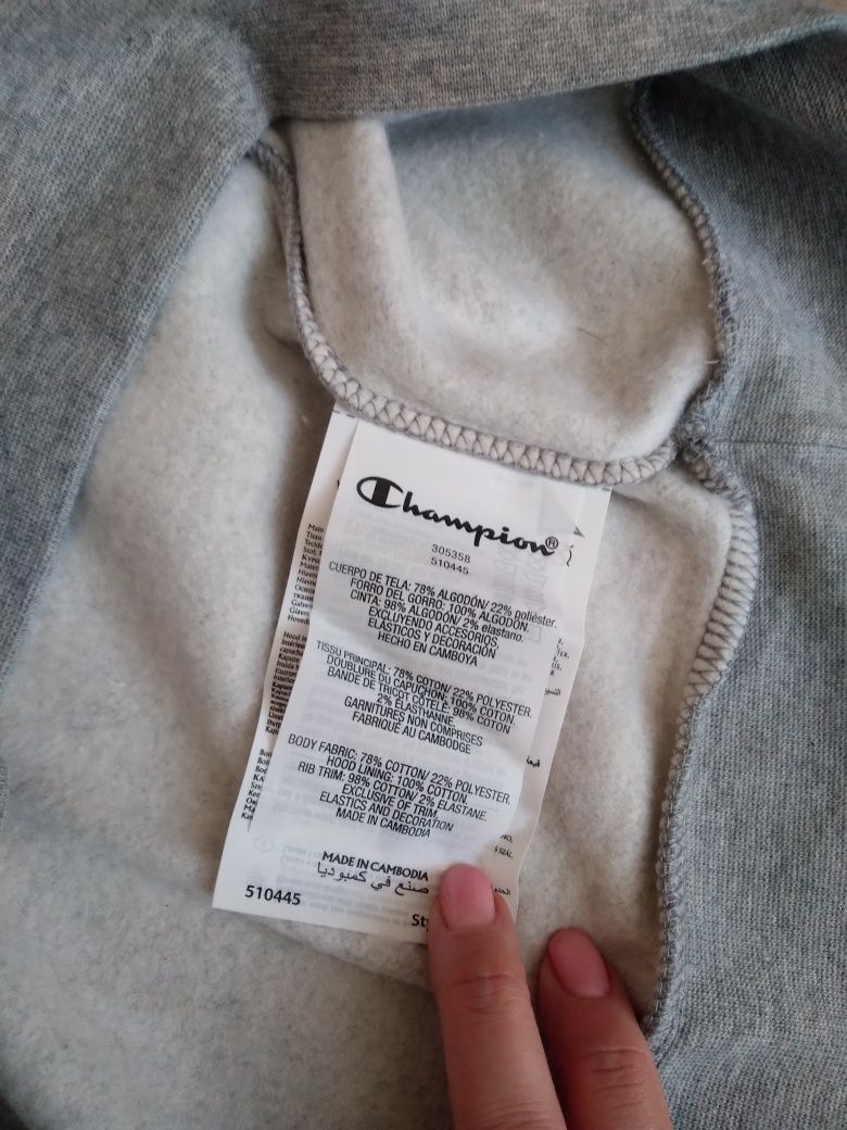 Bluza z kapturem Champion dziecięca r.174 XXL