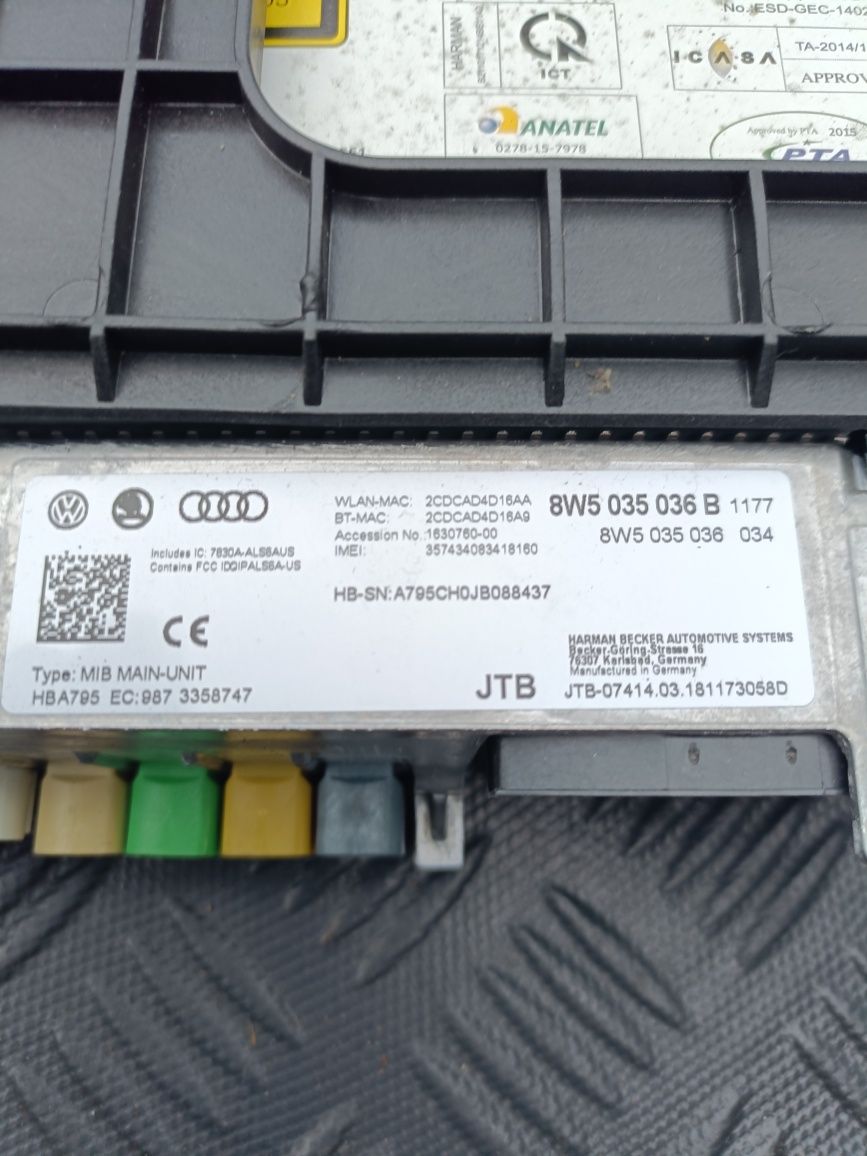 Audi A5 8w f5 A4 b9 czytnik nawigacji MMI 8w5035.035b nawigacja q5 q7