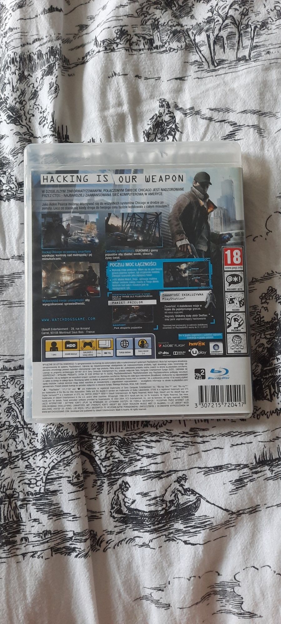 PS3 watch dogs gra