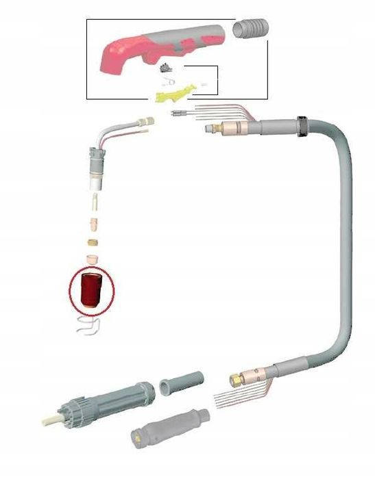 Osłona dyszy plazmy CB-50/LT-50 MAGNUM A-101, TF-101, LT-101
