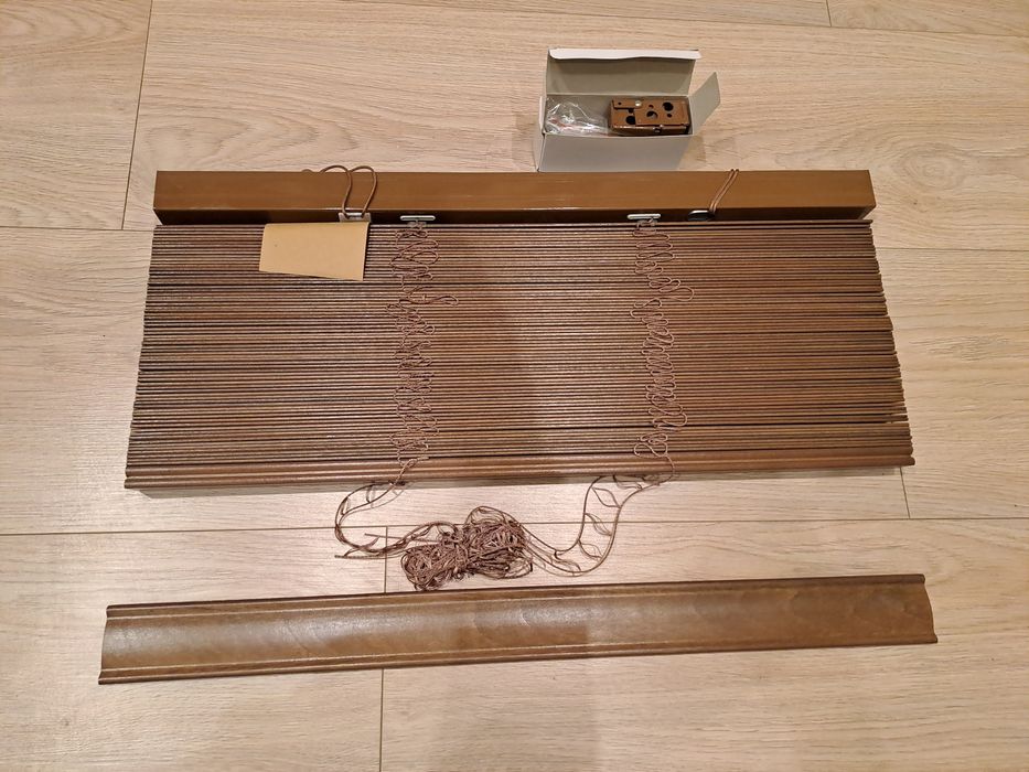 Rolety żaluzje drewniane 60x160 cm