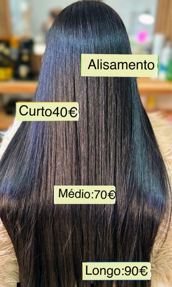 Alisamento, corte , luzes(mechas,madeixas)