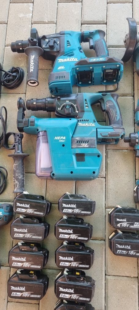 Makita 18V - zestaw narzędzi akumulatorowych