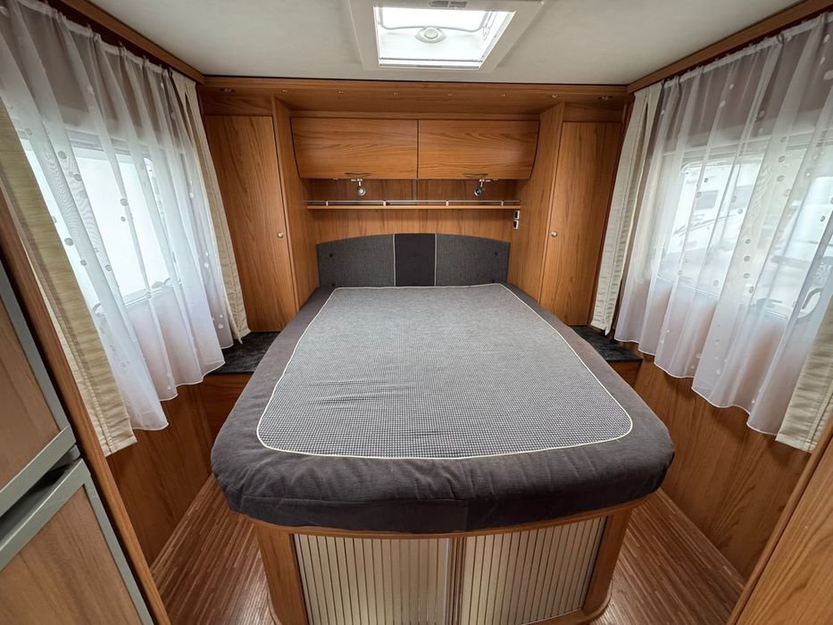 Burstner perfilada cama central + suspensao pneumatica