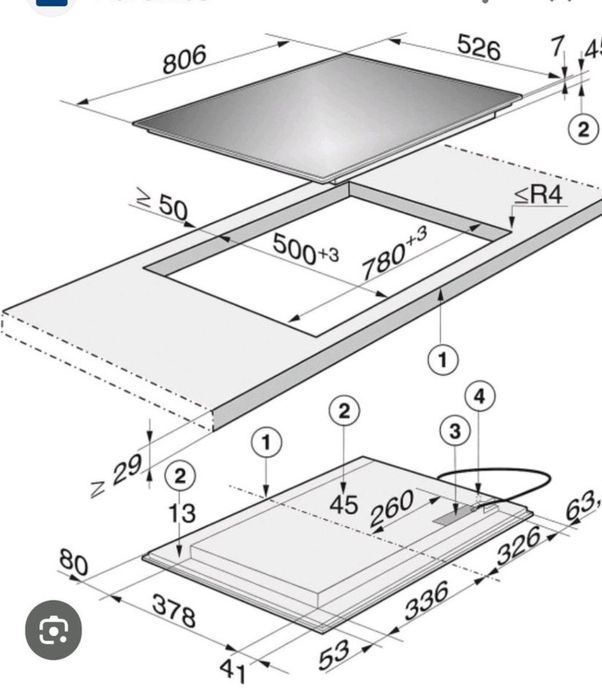 Płyta indukcyjna Miele KM 6366 szeroką 80,6 cm