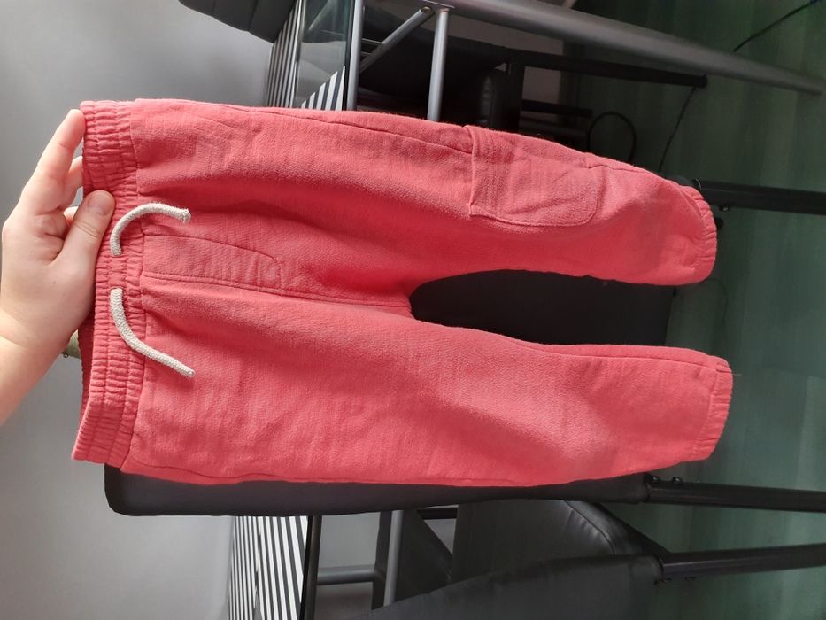 Spodnie dresowe joggersy joggery chlopiece 2-3 lata 98 nutmeg