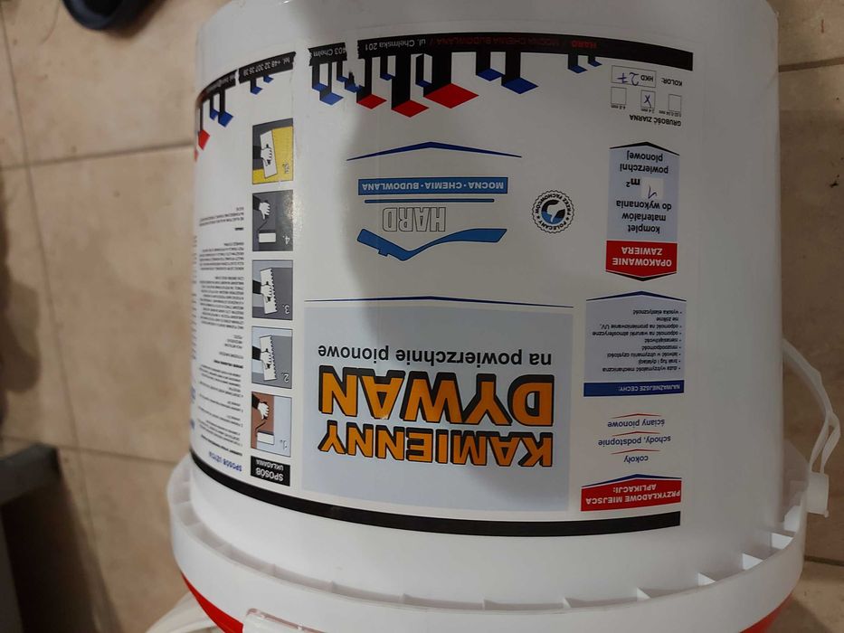 Kamienny dywan Elastyczna Podłoga Marmurowa Żywica Posadzka HKD Hard