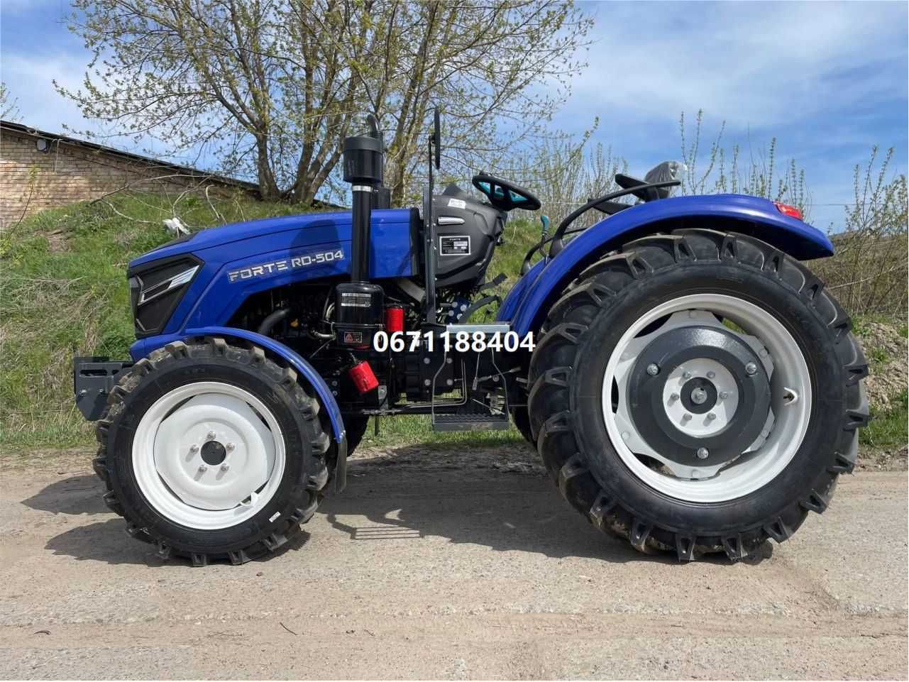 Мінітрактор Файтер Т- 504RD |посилений передній міст реверс компресор