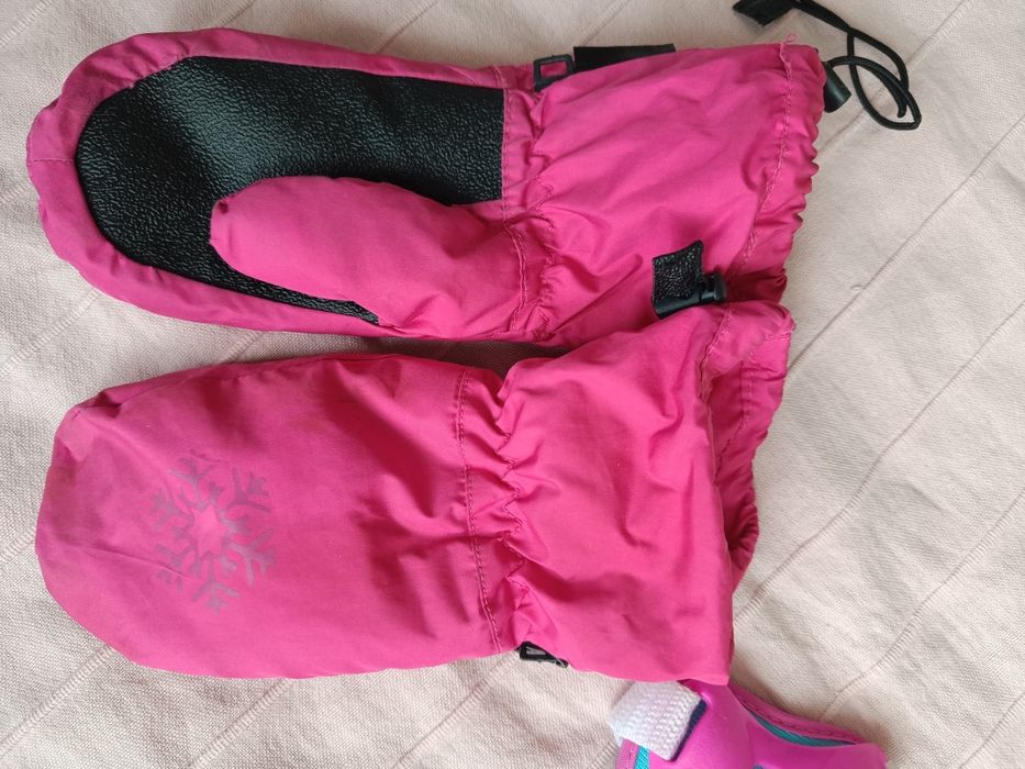 Rękawiczki zimowe, różowe gr. 4