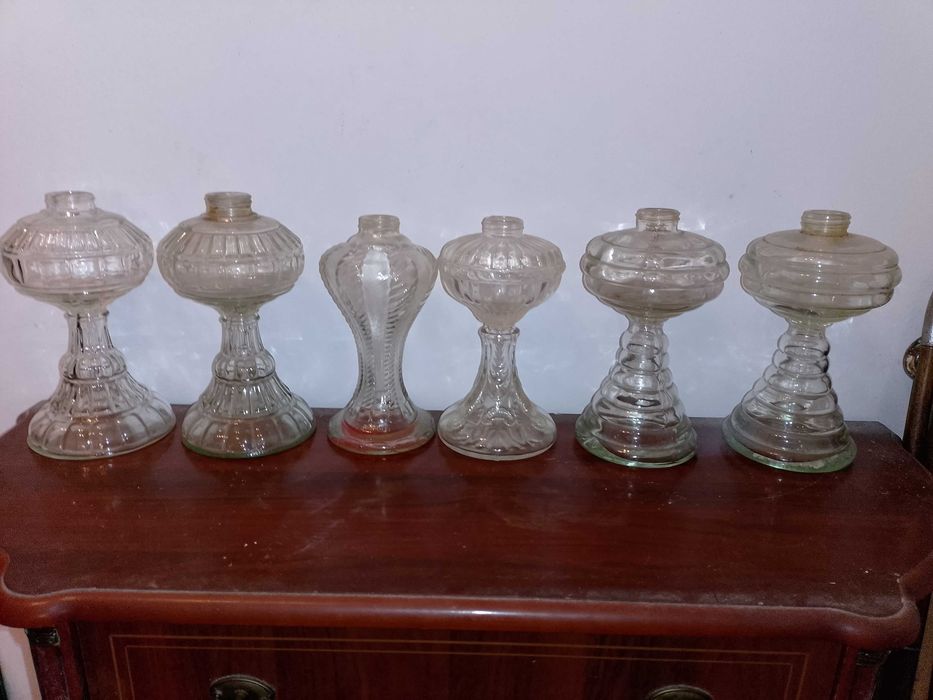 6 candeeiros de petróleo