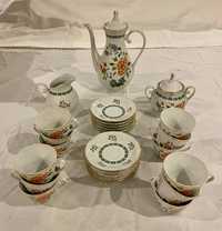 Conjunto de chá de porcelana vintage