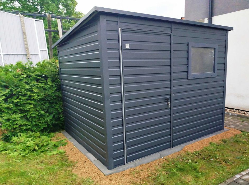 Domek Schowek z Oknem Kolor Paleta  RAL