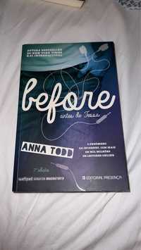 Livro Before - Antes da Tessa