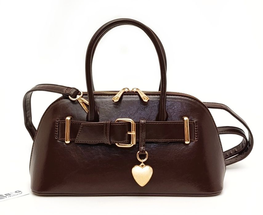 Torebka Damska Bowling Bag Mała Elegancka Listonoszka Gallantry