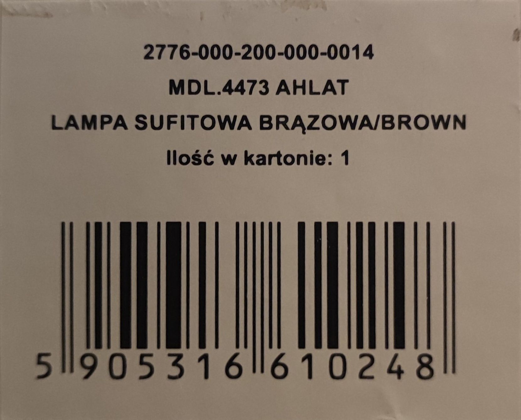 Lampa drewniana wisząca rustykalna AHLAT 37 cm