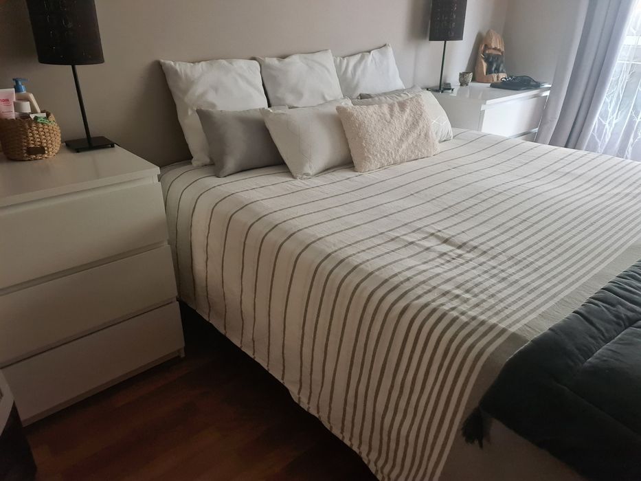Cama casal sommier + Colchão