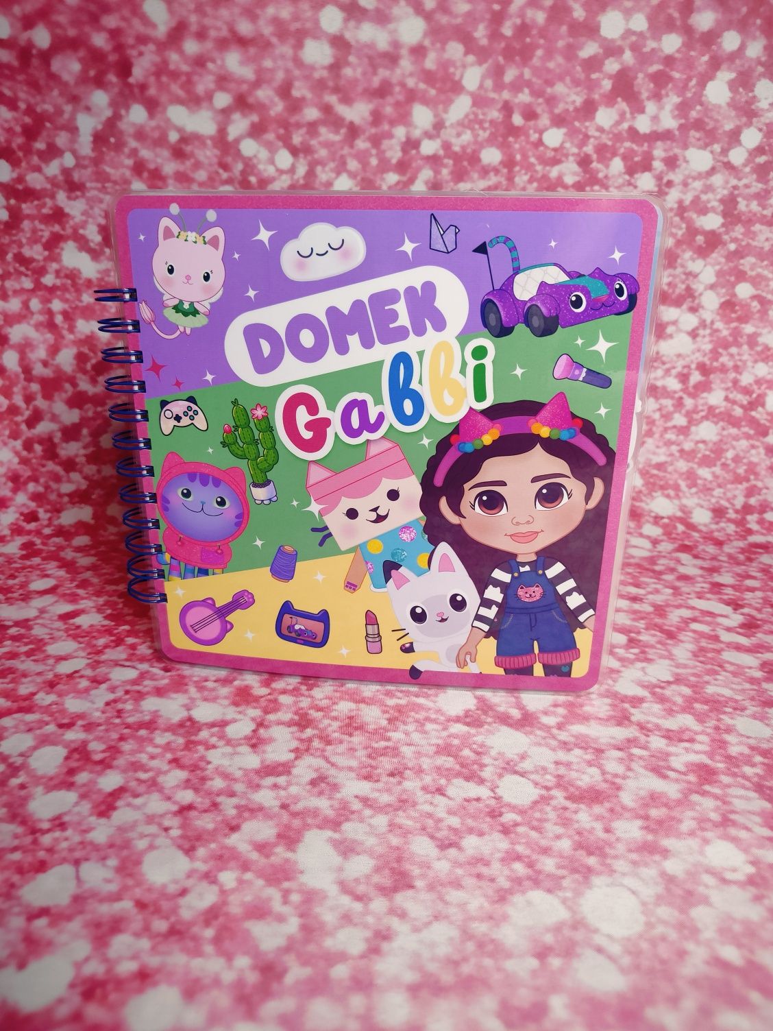 Książka na rzepy - Koci domek Gabby Gabi Gabbi house syrenkotka panduś