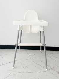 Krzesełko do karmienia Ikea Antilop + podnóżek