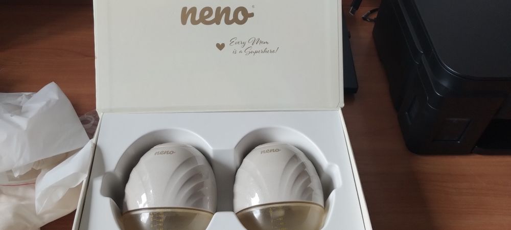 Neno Perla Twin – dwa trójfazowe bezprzewodowe muszlowe laktatory