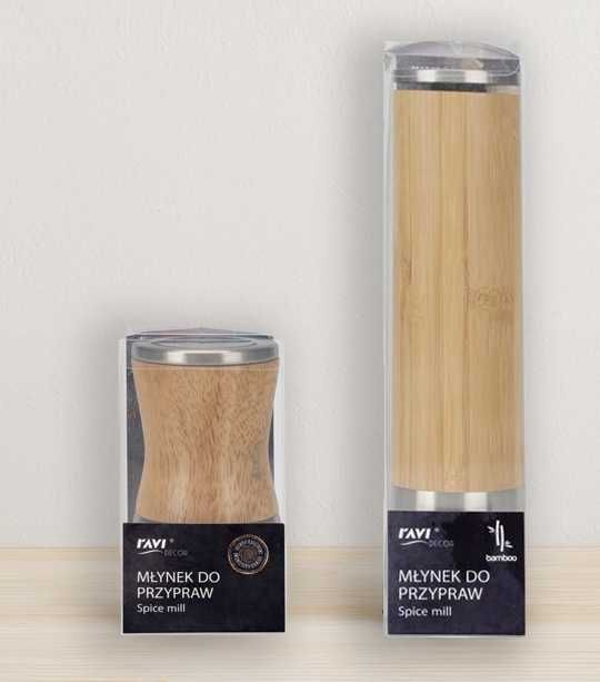 Mynek do przypraw RAVI sól i pieprz 12cm /22cm nowe w opakowaniu