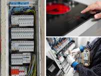 Elektryk Podłączenie płyty indukcyjnej  Pomiary Przeglądy Instalacje