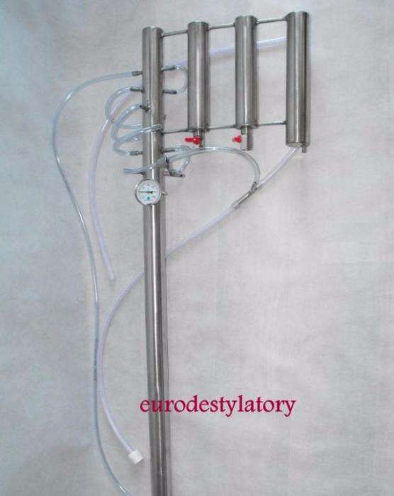 Destylator Kolumna 120 cm KEG 30 l bimber 6 zimnych palców