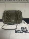 Mala Moschino verde kaki
