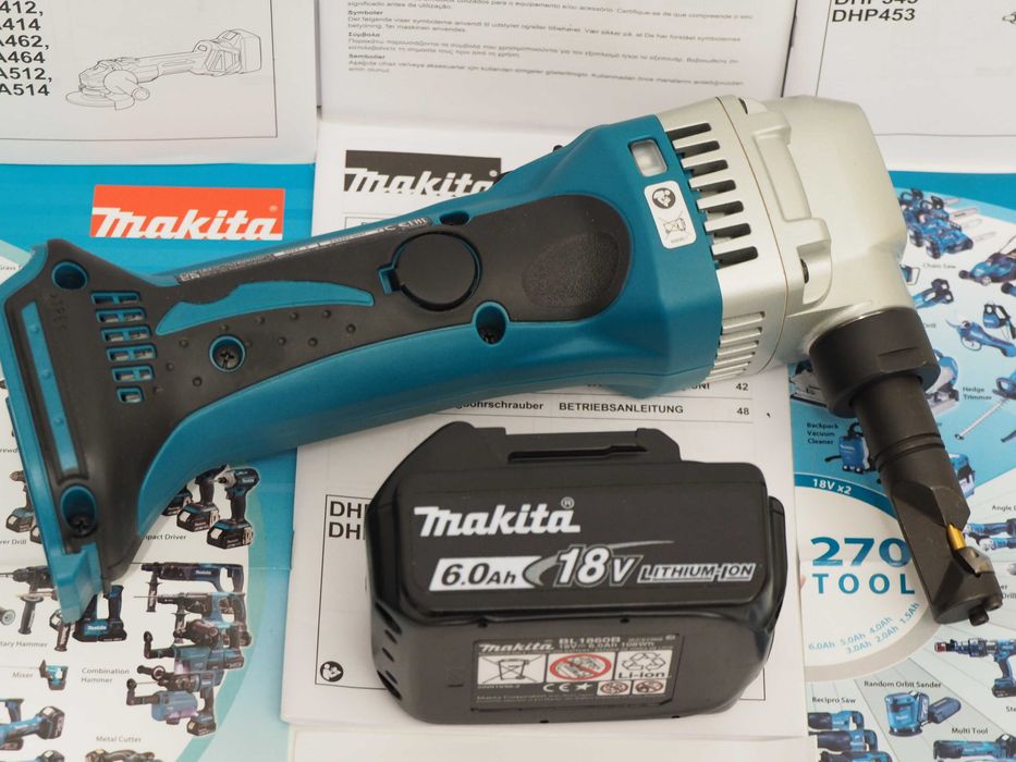 Zestaw nozyce MAKITA DJN 161 + bateria 18v 6Ah Japan bez ladowarki