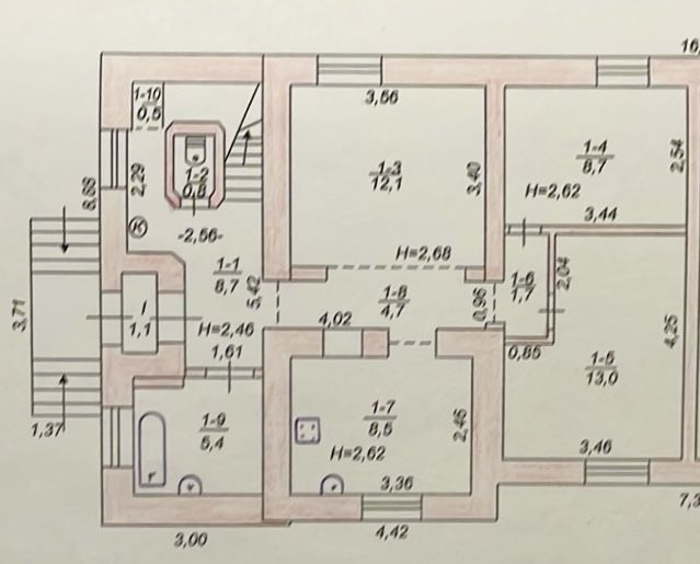 1/2 коттеджа, 2 эт, район Роковатой, ул Шахтерская